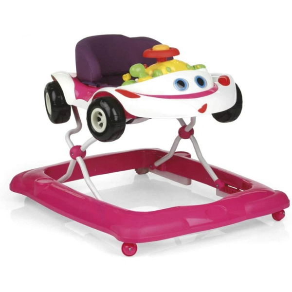 Trotteur d’activités cabrio rose Nurse