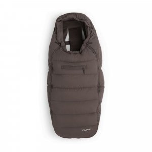 Chancelière et moufles pour poussette chestnut Nuna