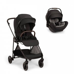 Poussette duo ixxa next + siège auto arra flex caviar Nuna