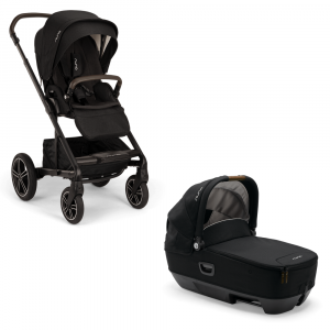 Poussette duo mixx next + nacelle cari next caviar Nuna