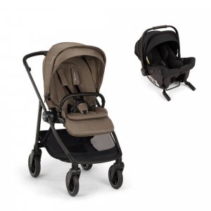 Poussette duo swiv pistachio + siège auto pipa urbn caviar Nuna