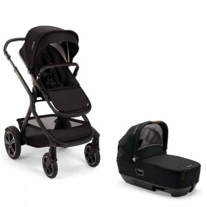 Poussette duo demi next + nacelle cari next caviar Nuna