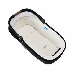 Poussette duo swiv caviar + nacelle cari next caviar Nuna