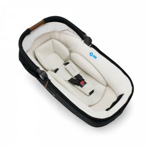Poussette duo swiv caviar + nacelle cari next caviar Nuna