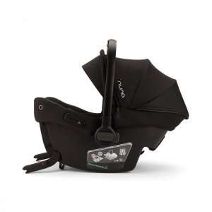 Poussette trio triv lx biscotti + siège auto pipa urbn caviar + nacelle lytl biscotti - base curv offerte Nuna