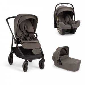 Poussette trio swiv thunder + siège auto pipa next thunder + nacelle lytl thunder - base curv offerte Nuna