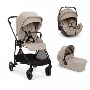 Poussette trio ixxa next + siège auto arra flex + nacelle lytl chateau Nuna