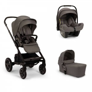 Poussette trio mixx next + siège auto pipa next + nacelle mixx thunder - base curv offerte Nuna