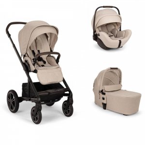 Poussette trio mixx next + siège auto arra flex + nacelle mixx next Nuna