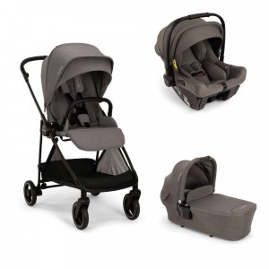 Poussette trio ixxa next + siège auto pipa urbn + nacelle lytl thunder - base curv offerte Nuna