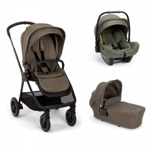 Poussette trio triv next + siège auto pipa next pine + nacelle lytl pistachio Nuna