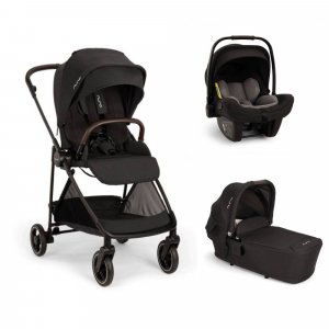 Poussette trio ixxa next + siège auto pipa next + nacelle lytl caviar Nuna