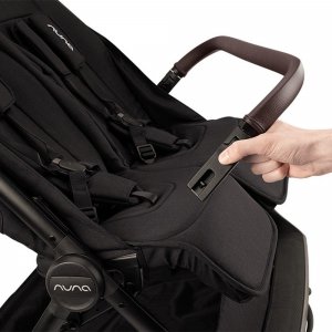 Poussette double trvl dubl caviar Nuna