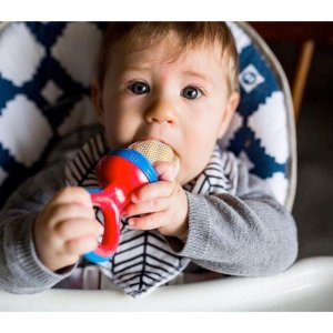 Grignoteuse bébé rouge Nuby