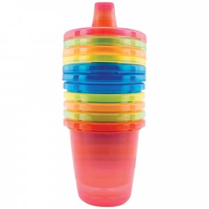 Lot de 6 gobelets d'apprentissage avec bec dur Nuby