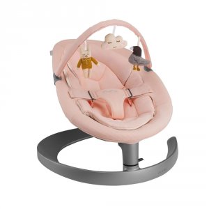 Transat bébé leaf grow avec arche peach Nuna