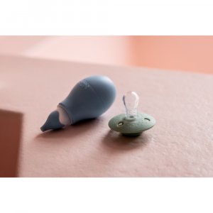 Mouche bébé et poire auriculaire bébé vert Nuby
