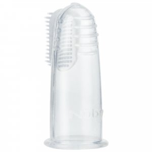 Lot de 2 brosses à dents doigt Nuby