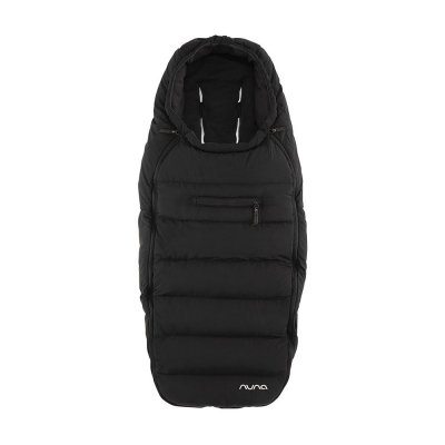 Chancelière et moufles pour poussette caviar