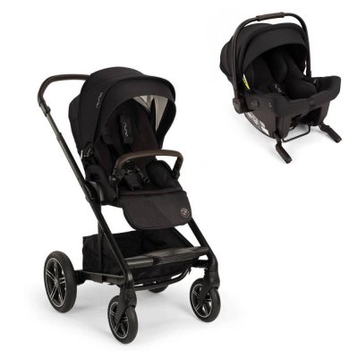 Poussette duo mixx next element + siège auto pipa urbn caviar - collection bmw