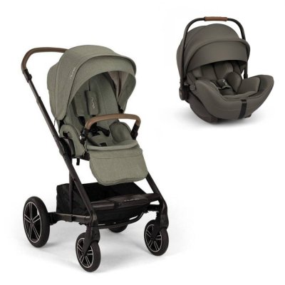 Poussette duo mixx next + siège auto arra flex pine
