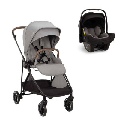 Poussette duo ixxa next seasalt + siège auto pipa next caviar