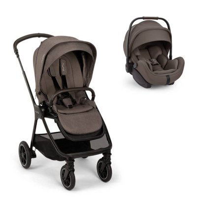 Poussette duo triv next + siège auto arra flex chestnut
