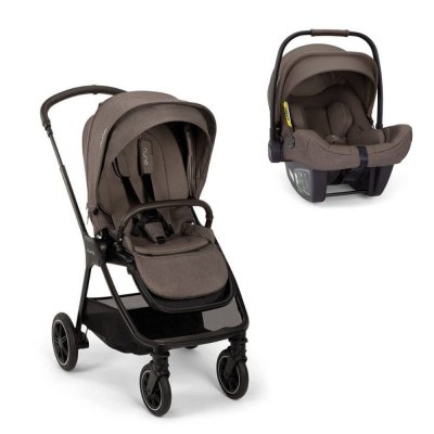 Poussette duo triv next + siège auto pipa next chestnut