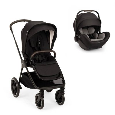 Poussette duo triv lx + siège auto arra flex caviar