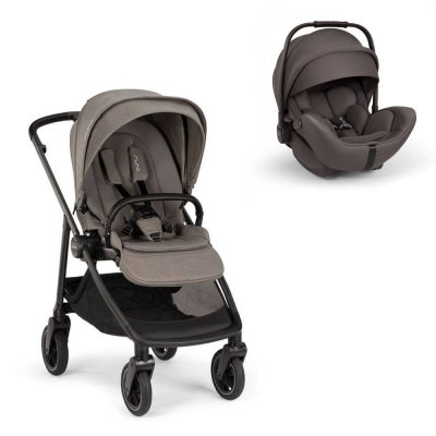 Poussette duo swiv granite + siège auto arra flex thunder