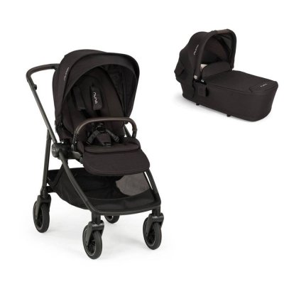 Poussette duo swiv caviar + nacelle lytl caviar