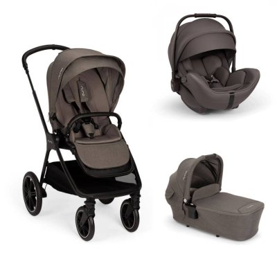 Poussette trio triv lx + siège auto arra flex + nacelle lytl thunder - base curv offerte