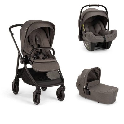 Poussette trio swiv thunder + siège auto pipa next thunder + nacelle lytl thunder - base curv offerte