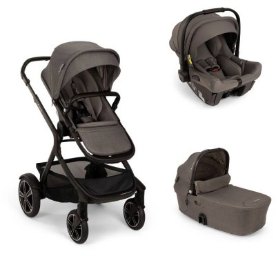 Poussette trio demi next + siège auto pipa urbn + nacelle demi next thunder - base curv offerte