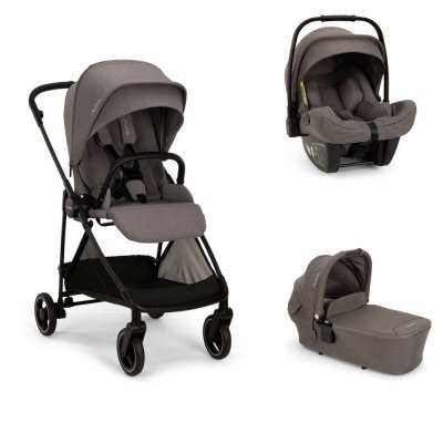 Poussette trio ixxa next + siège auto pipa next + nacelle lytl thunder - base curv offerte