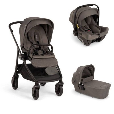 Poussette trio swiv thunder + siège auto pipa urbn thunder + nacelle lytl thunder - base curv offerte