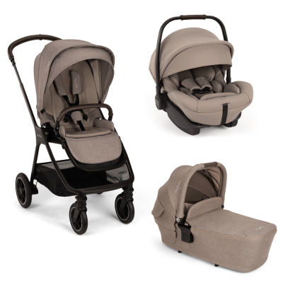 NUNA Poussette trio triv next + siège auto arra next + nacelle lytl cedar