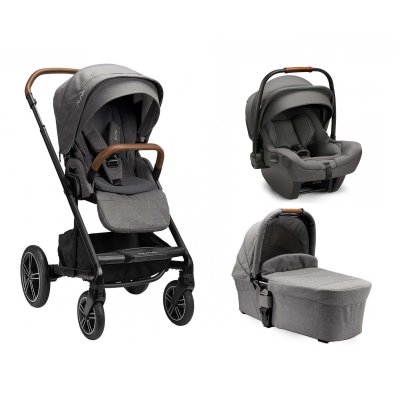 NUNA Poussette trio mixx next + siège auto pipa next + nacelle mixx granite