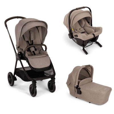 Poussette trio triv next + siège auto pipa urbn + nacelle lytl cedar