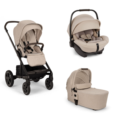 NUNA Poussette trio mixx next + siège auto arra next + nacelle mixx biscotti