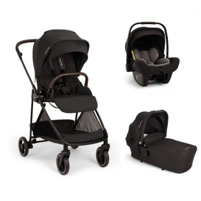 Poussette trio ixxa next + siège auto pipa next + nacelle lytl caviar