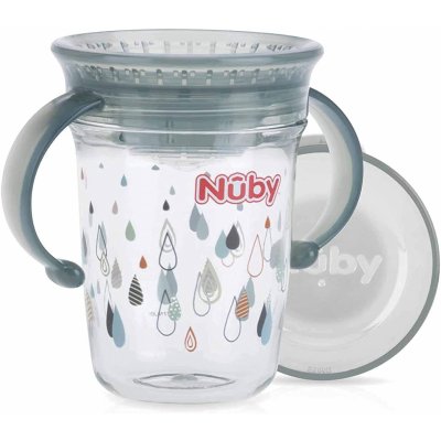 Tasse d'apprentissage 360° avec anses 240ml gris