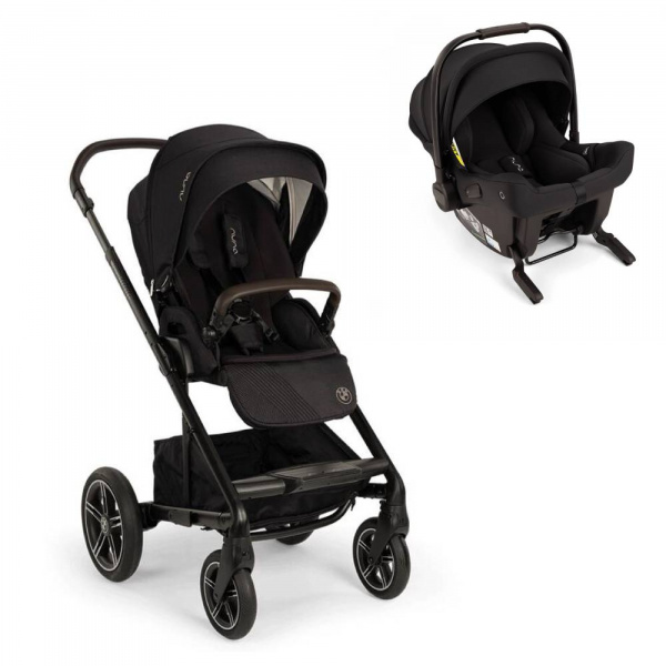 Poussette duo mixx next element + siège auto pipa urbn caviar - collection bmw Nuna