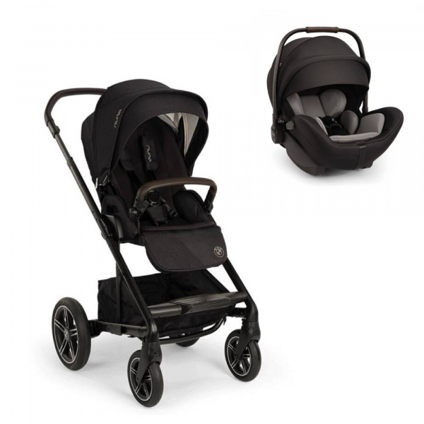 Poussette duo mixx next element + siège auto arra flex caviar - collection bmw Nuna