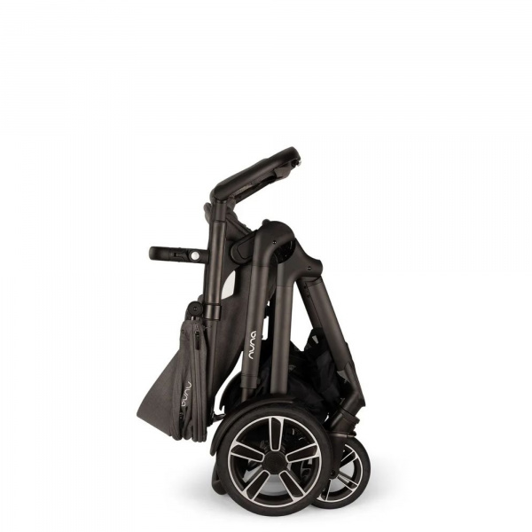 Poussette trio demi next + siège auto arra flex + nacelle demi next thunder - base curv offerte Nuna