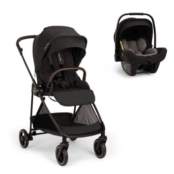 Poussette duo ixxa next + siège auto pipa next caviar Nuna