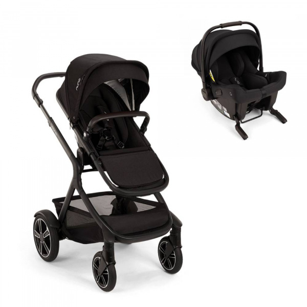 Poussette duo demi next + siege auto pipa urbn caviar Nuna