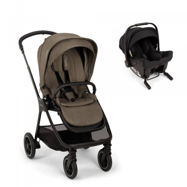 Poussette duo triv next pistachio + siège auto pipa urbn caviar Nuna