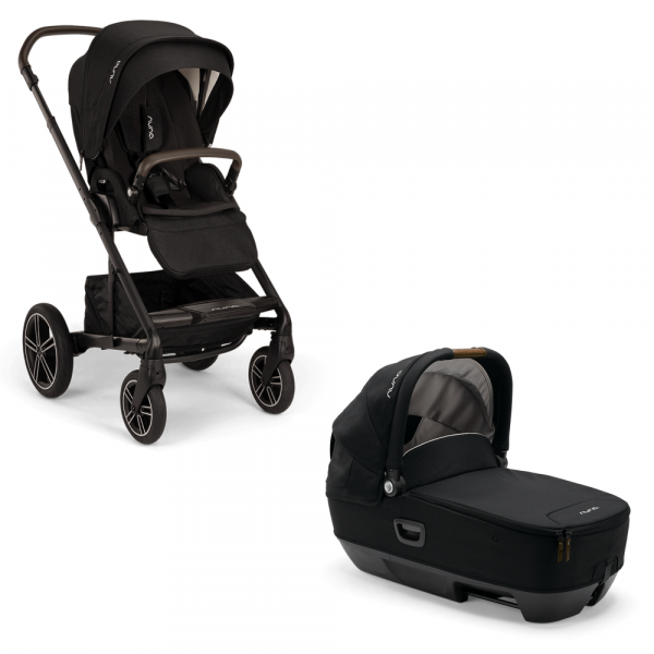 Poussette duo mixx next + nacelle cari next caviar Nuna