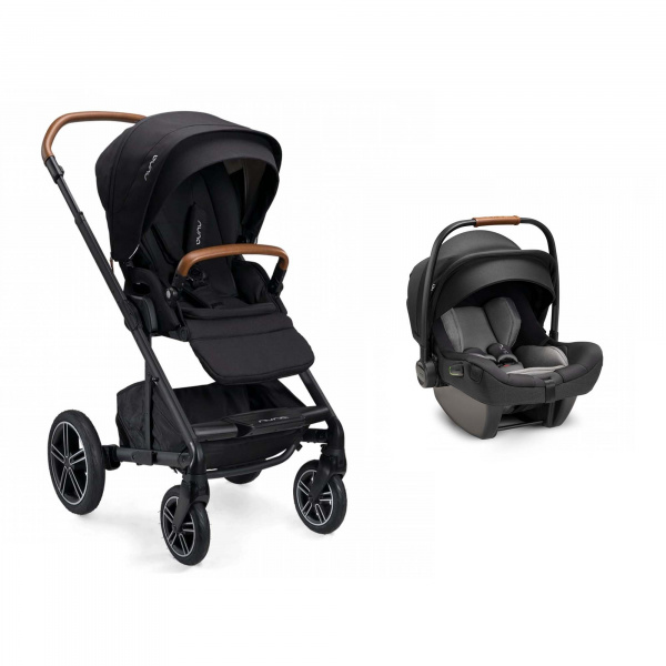 Poussette duo mixx next + siège auto pipa next caviar Nuna